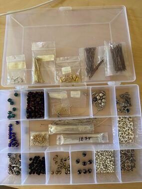 Clear Plastic Jewelry Organizer Box with Multiple Compartments - Translucent